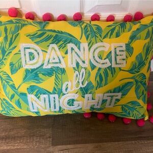 Tropical Dance All Night Pillow